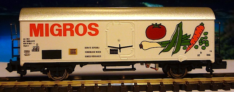 Arnold SBB-CFF Kuhlwagen, Refrigeration Wagon 1.JPG