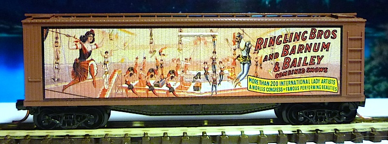 Micro-Trains Line 40' Wood Sheathed Box Car, Ringling Bros. and Barnum & Bailey Billboard Car #4.JPG