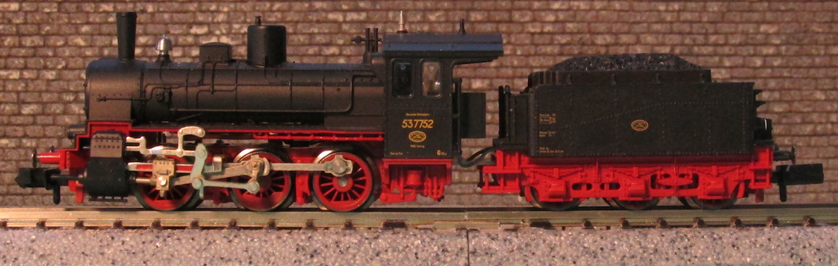 Fleischmann Tender locomotive class 533, Digital Version, DRG, era II, N-gauge.JPG